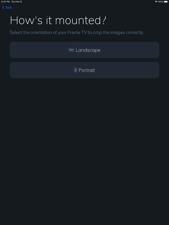 Frame Crop - Samsung Frame TV screenshot