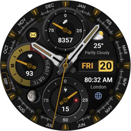 WFP 339 Ultra watch face screenshot