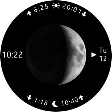 Moon Calendar Watch screenshot