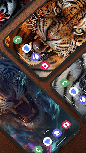 Roaring Tiger Live Wallpaper screenshot