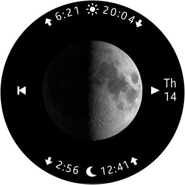 Moon Calendar Watch screenshot