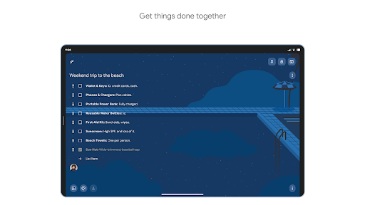 Google Keep - Notes and lists screenshot