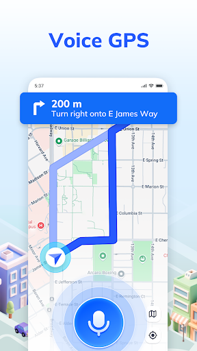 Voice GPS Navigation: GPS Map screenshot