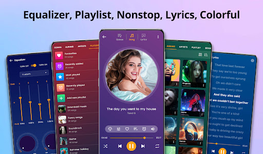 Music player screenshot