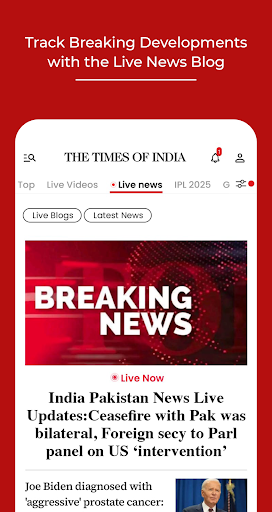 TOI English News, Daily ePaper screenshot