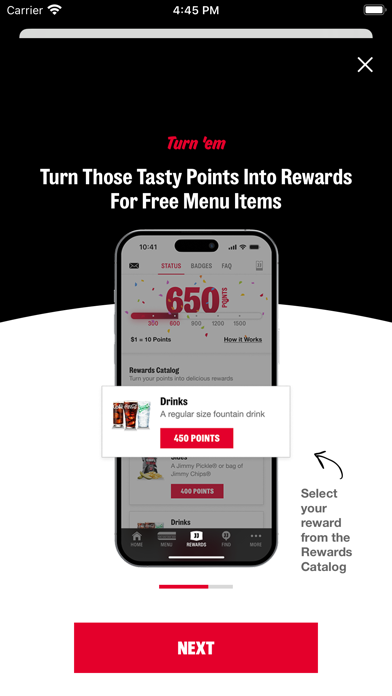 Jimmy John's Sandwiches screenshot
