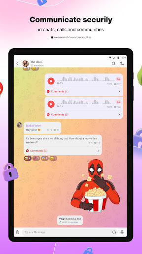 Online chat, calls - Gem Space screenshot
