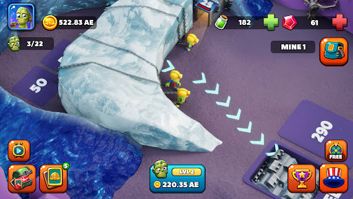 Idle Zombie Miner: Gold Tycoon screenshot