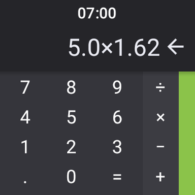 Calculator screenshot