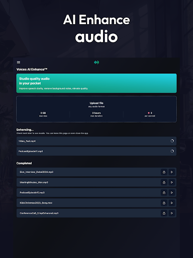 Voices: Change Your Voice screenshot