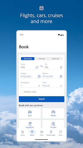 American Airlines screenshot