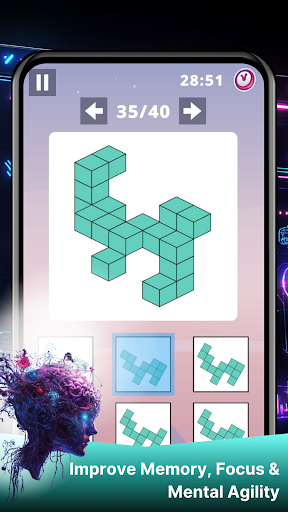 IQ Test: Logic brain training screenshot