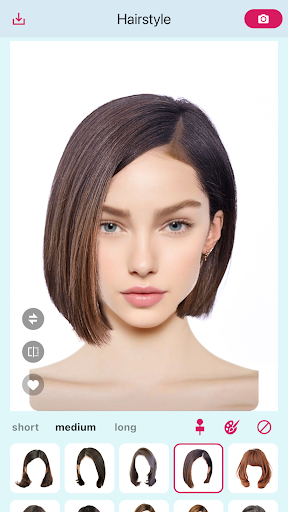AI Hairstyle Try On・Wigs・Bangs screenshot