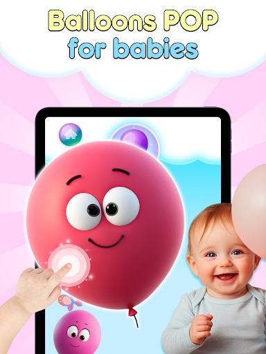 Baby Balloons pop screenshot