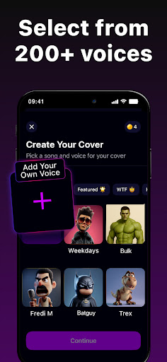 Banger: AI Cover Songs & Music screenshot