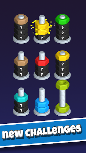 Nut Sort-Color Puzzle Game screenshot