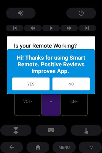 HiSense Smart TV Remote screenshot