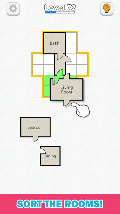 Room Sort - Floor Plan Game screenshot