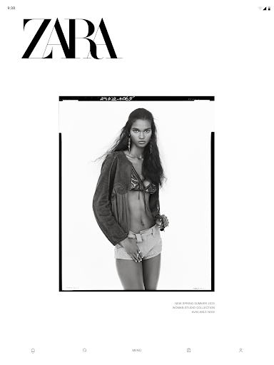 Zara screenshot