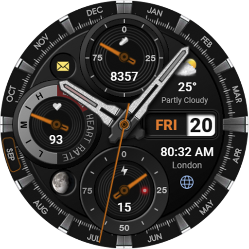 WFP 339 Ultra watch face screenshot