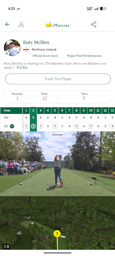 The Masters Golf Tournament screenshot