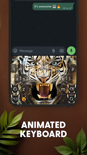 Roaring Tiger Live Wallpaper screenshot