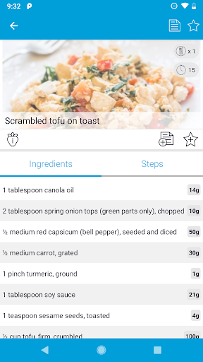 Monash University FODMAP diet screenshot