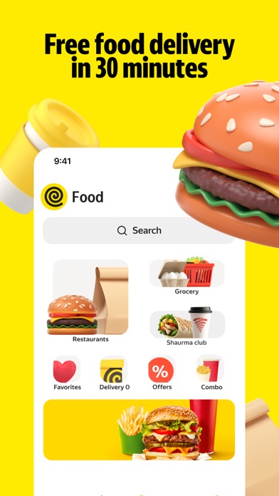 Yandex Go: Taxi Food Delivery screenshot