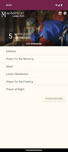 Magnificat Lenten 2025 screenshot