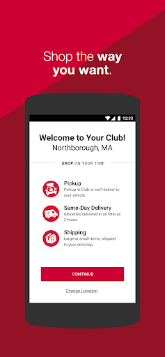 BJ's Wholesale Club screenshot