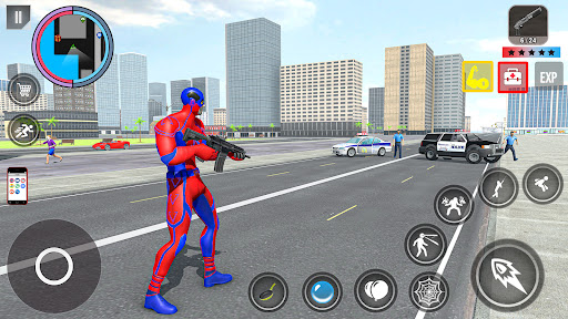 Spider Rope Action Game screenshot