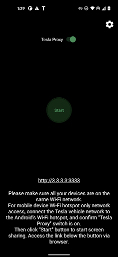 TeslaMirror screenshot