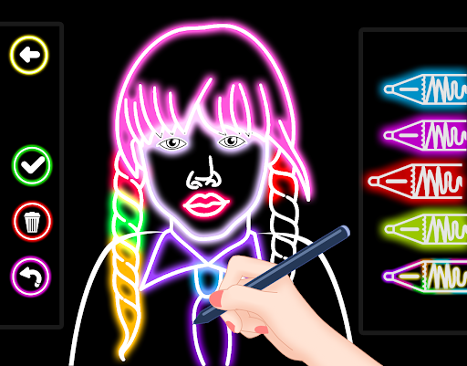 Princess Coloring Book Glitter screenshot