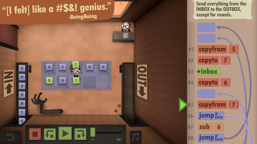 Human Resource Machine screenshot