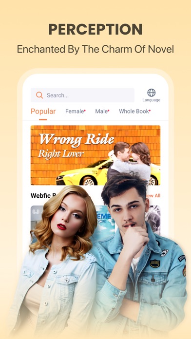 Webfic - Fantastic Reading screenshot