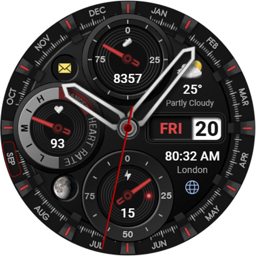 WFP 339 Ultra watch face screenshot