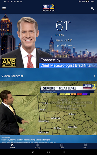 WSB-TV Channel 2 Weather screenshot