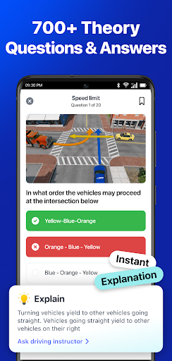 DMV Permit Practice Test 2025 screenshot