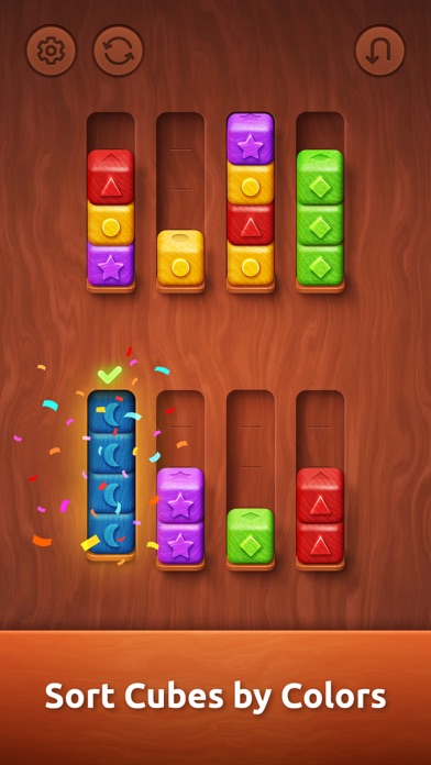 Colorwood Sort Puzzle Game screenshot