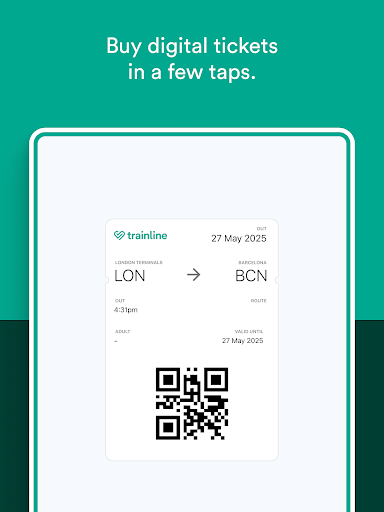 Trainline: Train travel Europe screenshot