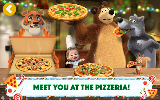 Masha and the Bear Pizza Maker screenshot