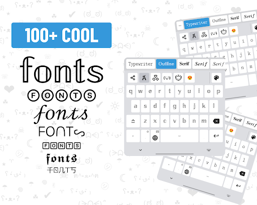 Fonts Keyboard screenshot