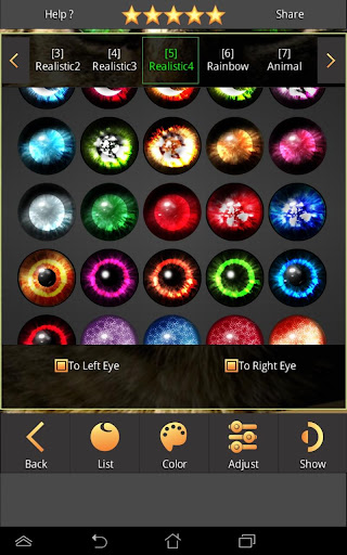 FoxEyes - Change Eye Color screenshot