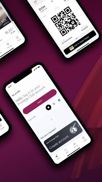 Qatar Airways screenshot