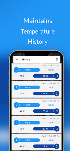 Room Temperature Thermometer screenshot