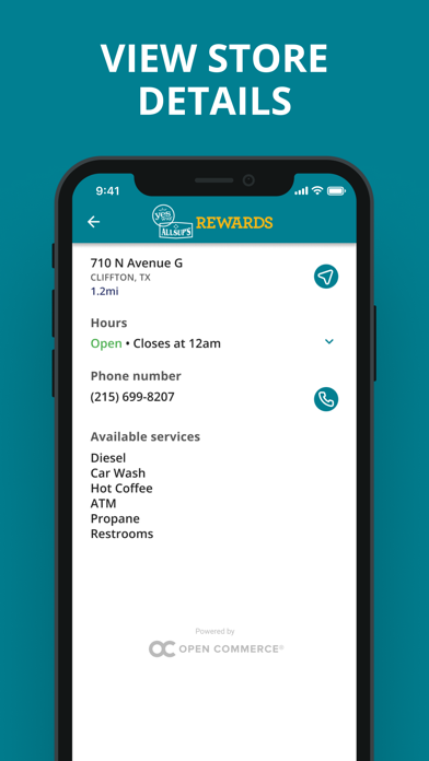 Yesway & Allsup’s Rewards screenshot