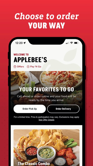 Applebee's screenshot