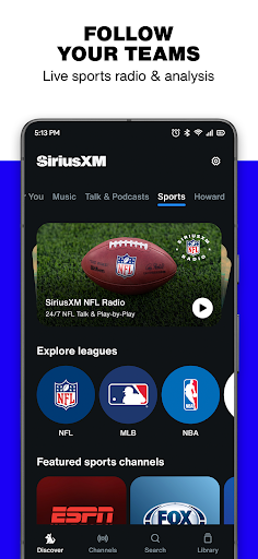 SiriusXM: Music, Sports & News screenshot