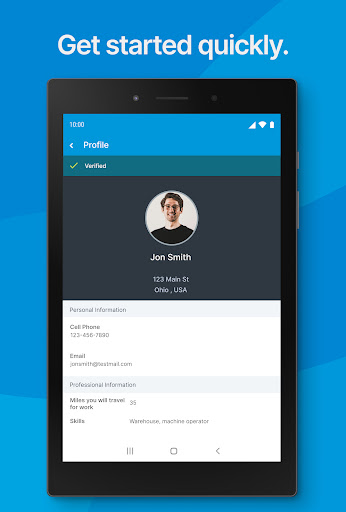 Staffmark WorkNOW screenshot
