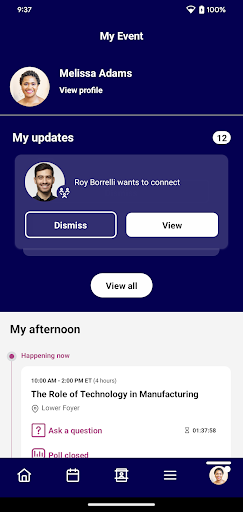 Cvent Events screenshot